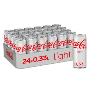 Wholesale Coca Cola Light 24x0.33L Aluminum Can Diet Soda Low Calorie Refreshing <b>Soft</b> <b>Drink</b> Bulk Supply Export Quality Beverage - Product Image 1