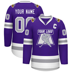 Maillot de hockey sur glace personnalisé, brodé ou sublimé, uniforme d'équipe, fabricant OEM en gros - Product Image 1