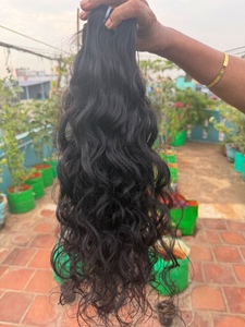 Extensions de cheveux humains indiens naturels de 30 pouces, différents types de cheveux bouclés, cheveux indiens vierges, mèches de cheveux indiens bruts - Product Image 4
