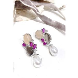 Impresionantes Pendientes Colgantes Plateados de Primera Calidad para Mujeres y Chicas, Ideales para Fiestas Nocturnas y Eventos de Moda - Product Image 1