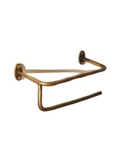 Antique Brass Toilet Paper Holder with Mobile Phone Shelf Wall Mounted Multifunction Bathroom Tissue <b>Roll</b> <b>Rack</b> Storage Stand - Product Image 2