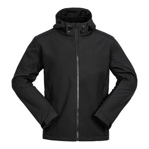 Chaqueta de invierno táctica Softshell personalizada para hombre 2024, sudadera cortavientos impermeable con cierre de cremallera, patrón de camuflaje - Product Image 3