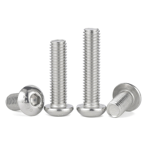 Vis à tête hexagonale en acier inoxydable 304, boulons à tête semi-ronde, vis champignon, tailles M3 M4 M5 M6 M8 M10 M12 - Product Image 4
