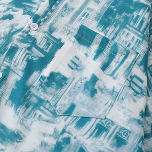 Camisa Casual de Verano para Hombre, Personalizada al por Mayor, de Manga Corta, Elástica y Estampada - Product Image 4