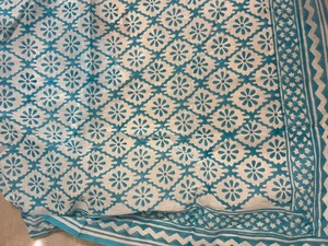 Cotton block print <b>sarongs</b> for beachwear resort fashion and vacations featuring colorful handcrafted patterns for wholesale bu - Product Image 3