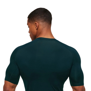High Demand Men Compression <b>T</b> <b>Shirt</b> O <b>Neck</b> Raglan Short Sleeve Body Sculpting Fit Quick Dry Active Base Top Custom Wholesale OEM - Product Image 4
