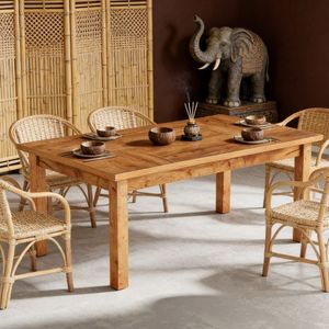 Tavolo da Pranzo Solido Ovale Assemblato con Motivo Rettangolare in Pietra Sinterizzata Effetto Marmo - Product Image 4