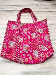 Bolsos Tote de Color Sólido para Mujer, Hechos a Mano, Personalizados, con Cierre de Cremallera, para Fiestas, Viajes, Verano, Bolsos Tote Acolchados con Estampado a Mano - Product Image 3