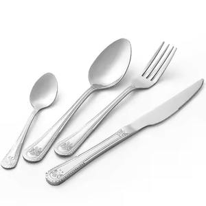 Juego de Cubiertos de Acero Inoxidable para Servicio de Alimentos Moderno, Cubertería Duradera para Restaurante - Product Image 2