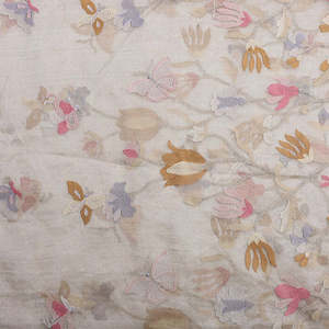 Tela de Lujo con Bordado Malty, Malla de Poliéster Transpirable con Patrón Floral para Vestidos de Novia y Fiesta - Product Image 4