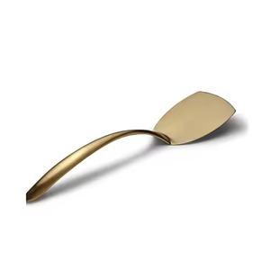 Modern Metal Cake Server Set Stainless Steel Cake Cutting Knife and Server Set Party Serving <b>Tools</b> - Product Image 2