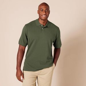 Polo en piqué de coton à manches courtes pour homme, coupe classique (disponible en grandes tailles) - Product Image 2