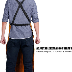 Delantal de Cuero sin Mangas con Cintura Ajustable y Múltiples Bolsillos, Ropa de Trabajo Moderna para Hombres y Mujeres - Product Image 3