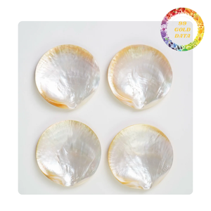 Premium Polished Shell Plate Mother of Pearl Decorative Plate for Home and Wedding Gift - Product Image 2