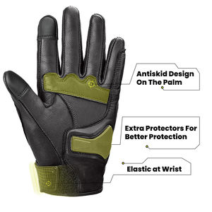 ถุงมือมอเตอร์ไซค์หนังคุณภาพสูงรุ่นใหม่ พร้อมฟังก์ชั่นหน้าจอสัมผัส สำหรับการแข่งขันกลางแจ้ง ดีไซน์แบบเต็มนิ้ว ใช้ได้ทั้งชายและหญิง - Product Image 3