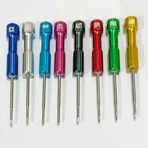 Kit de tournevis pour implants dentaires en acier inoxydable CE, 8 pièces, ensemble d'outils manuels pour abutments d'implants, pour usage clinique - Product Image 1