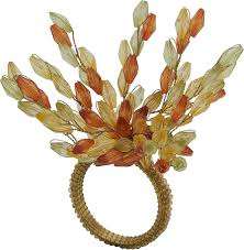 Anillo para Servilletas de Hierro con Cuentas para Decoración de Mesa - Product Image 5