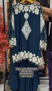 Ensemble Sharara Exclusif et Tendance pour Mariage et Fêtes de l'Aïd : Haut Brodé de Paillettes, Palazzo et Dupatta – Vente en Gros - Product Image 2