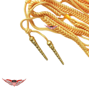 Aiguillette tressée allemande pour défilé, cordon d'épaule allemand avec embout en laiton - Product Image 4