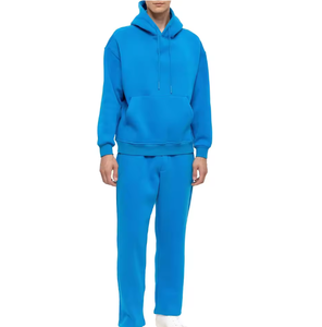 ชุดวอร์มผู้ชายแบบสั่งทำพิเศษ เนื้อผ้าหนา ทรงโอเวอร์ไซส์ ชุดวอร์มผู้ชายแบบหลวมๆ เสื้อฮู้ดดี้และกางเกงจ็อกเกอร์ - Product Image 1