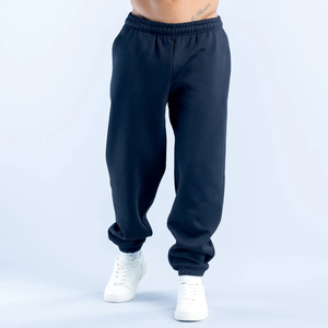 Vêtements de sport de qualité supérieure, logo imprimé, pantalon de jogging pour hommes, couleur bleue personnalisée, avec poches latérales - Product Image 2