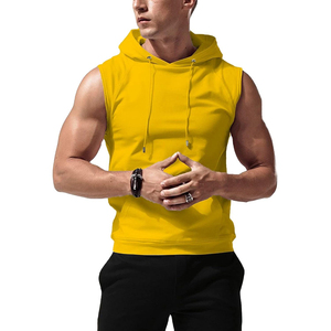 Sudadera sin mangas transpirable, que absorbe la humedad, agradable para la piel y cómoda, de color sólido, corte ajustado, para fitness. - Product Image 3
