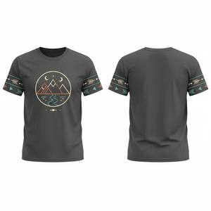 เสื้อยืดผู้ชายลายกราฟิกวินเทจ ผ้าฝ้าย 100% แขนสั้น สไตล์เรโทร สวยงาม เหมาะกับหน้าร้อน สตรีทแวร์ ทรงหลวม เสื้อยืดผู้ชาย - Product Image 1