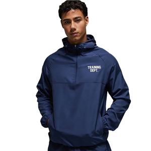 Vente en gros de veste et short imperméable en nylon 100% pour hommes, logo personnalisé, coupe-vent, respirant, imprimé, grande taille saison d'hiver - Product Image 3