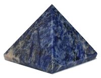 Pyramide en Sodalite Naturelle, Pierre de Guérison, Énergie Feng Shui, Décoration de Méditation, Vente en Gros, Fabricant et Fournisseur d'Inde