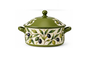 Casserole arabe moderne jaune vif à motif floral arabesque, chauffe-plat pour garder les aliments au chaud, idéal pour la décoration de table du Ramadan et les cadeaux de l'Aïd - Product Image 4