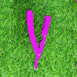 Professional Pink Barber Razor Replaceable Blade High Quality Stainless Steel <b>Swing</b> Lock Thinning Razor Cutting Hairdressing - Product Image 2