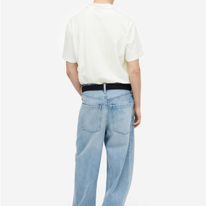 เสื้อโปโลชาย ดีไซน์ใหม่ สไตล์ลำลอง สตรีทแวร์ แขนสั้น ใส่สบาย ระบายอากาศได้ดี เสื้อโปโลชาย OEM ไซส์ - Product Image 2