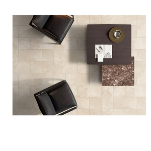 กระเบื้องปูพื้นหินปูนลายหินธรรมชาติสีครีม ขนาด 600x600 มม. สำหรับใช้ภายนอก/ภายใน เหมาะสำหรับห้องครัว บ้านพักตากอากาศ ห้างสรรพสินค้า และสวน - Product Image 1