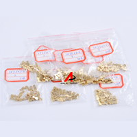 Lettres de tampon à chaud de taille personnalisée polices en laiton chiffres alphabet en cuivre pour machine de codage de date