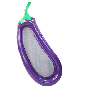 แผ่นรองลอยน้ำเป่าลมรูปทรงไข่ยาว สีม่วง สำหรับสระว่ายน้ำกลางแจ้ง ทำจาก PVC นุ่ม เป็นมิตรกับสิ่งแวดล้อม เหมาะสำหรับผู้ใหญ่และเด็ก - Product Image 1