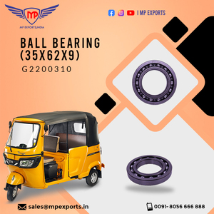 ลูกปืนเหล็กผลิตในอินเดีย ขนาด 35x62x9 คุณภาพใหม่ อะไหล่รถสามล้อ ใช้ได้กับรุ่นคิง ส่งออกไปฮิไตร์และสาธารณรัฐโดมินิกัน - Product Image 3