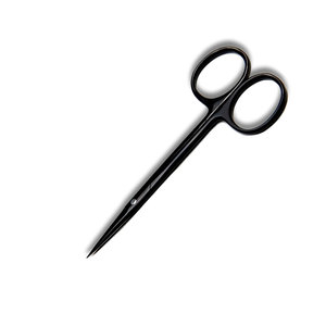 Tijeras Supercut Iris de Acero Inoxidable Negro con Recubrimiento Cerámico, Fabricadas Profesionalmente, Rectas y Curvas, Instrumento Quirúrgico Fino - Product Image 2