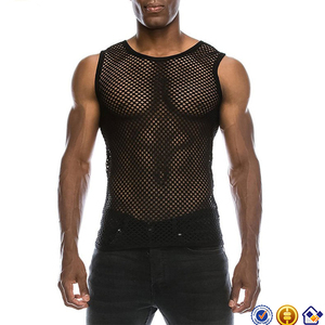 2026 New Logo Gym Sleeveless Mesh Tank Top Fitness Top Workout Muscle <b>Stringer</b> Tank Top Bodybuilding <b>Vest</b> for <b>Men</b> Mesh Top - Product Image 1
