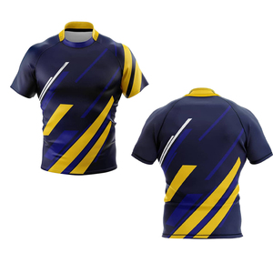 Camisetas de Rugby Sublimadas al por Mayor, Nuevas, Cosidas, Unisex, Transpirables, Anti-UV, Ecológicas, 100% Poliéster, con Diseño Impreso - Product Image 5