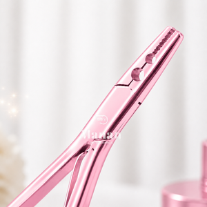 Pinzas Profesionales de Acero Inoxidable para Extensiones de Cabello, para Instalación y Extracción de Anillas Micro - Product Image 2