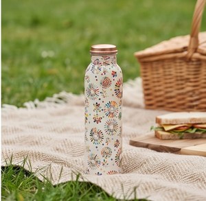 Botella de Agua Reutilizable de Metal con Tapa de Rosca y Diseño Floral Colorido para Oficina, Escritorio, Hogar, Viajes, Gimnasio, Yoga, Opción de Regalo - Product Image 4