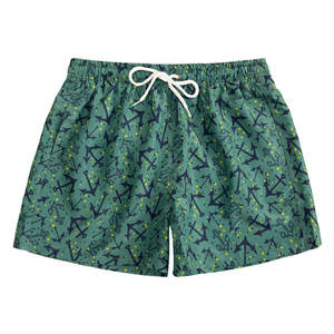 Shorts décontractés pour hommes en polyester/coton légers, séchage rapide, conçus pour les journées à la plage, les vacances, le port quotidien, fonctionnels - Product Image 2