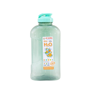 Botella de agua deportiva Tritan de 2200 ml sin BPA con marcador de tiempo, pajita abatible, logotipo personalizado, fabricante para exteriores, plástico Vi Hung - Product Image 6