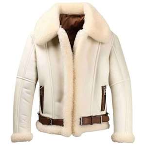 Chaqueta de Cuero Clásica para Hombre SMART SHINE ENTERPRISES, Premium, Suave, con Cierre Completo, Cómoda, Casual, Duradera, Corte Regular, a la Moda - Product Image 3