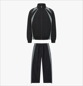 Urban <b>Techwear</b> Tracksuit Windproof Patchwork Full-Zip <b>Jacket</b> Cargo Pants Set Breathable Lightweight Top Quality Men Windbreaker - Product Image 1