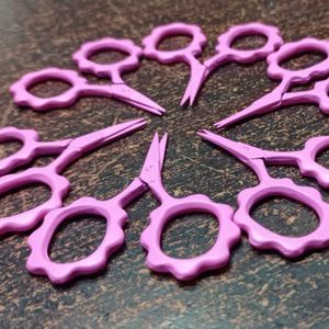 Nuevas Tijeras de Entresacar Pequeñas para Diestros, de Acero Inoxidable, con Punta Afilada y 30 Dientes, Mini Tijeras para Bordado de Girasoles y Cabello - Product Image 5