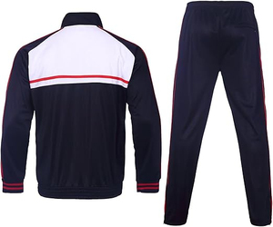 ชุดวอร์มผู้ชาย แจ็คเก็ตซิปแขนยาว กางเกงจ็อกเกอร์เอวยางยืด จาก Black Racing Gear ชุดวอร์มผู้ชาย - Product Image 2