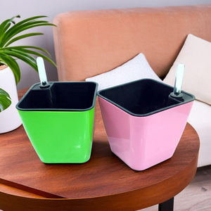Self Watering Plant Pot 13 Easy-care <b>Planter</b> for Succulents, Herbs & Decorative Plants - Product Image 2