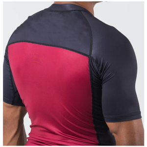 <b>Man's</b> Sublimation Printed Round Neck <b>Men's</b> Rash Guard Long Sleeve <b>Compression</b> <b>Shirt</b> Gym Fitness Customized MMA BJJ Rashguard - Product Image 5