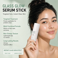 Sérum en stick hydratant et illuminateur anti-rides pour visage et corps, effet lissant, repulpant et raffermissant, vente en gros, marque privée, OEM